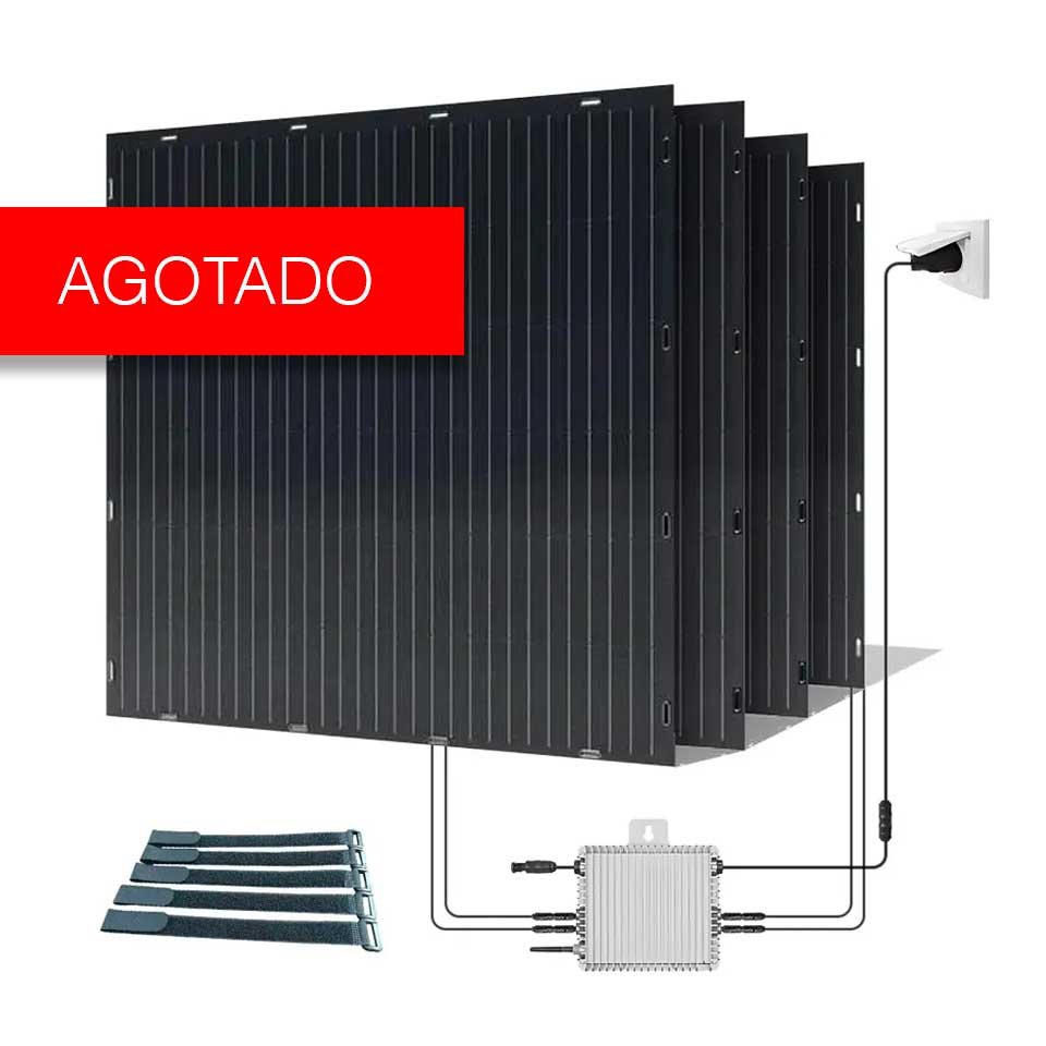 Kit solar para balcón de 800W